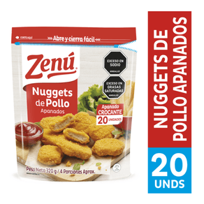 NUGGETS POLLO APANADO ZENU * 320GR