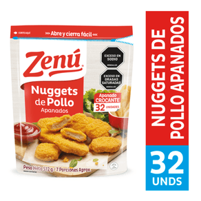 NUGGETS POLLO APANADO ZENU * 512GR