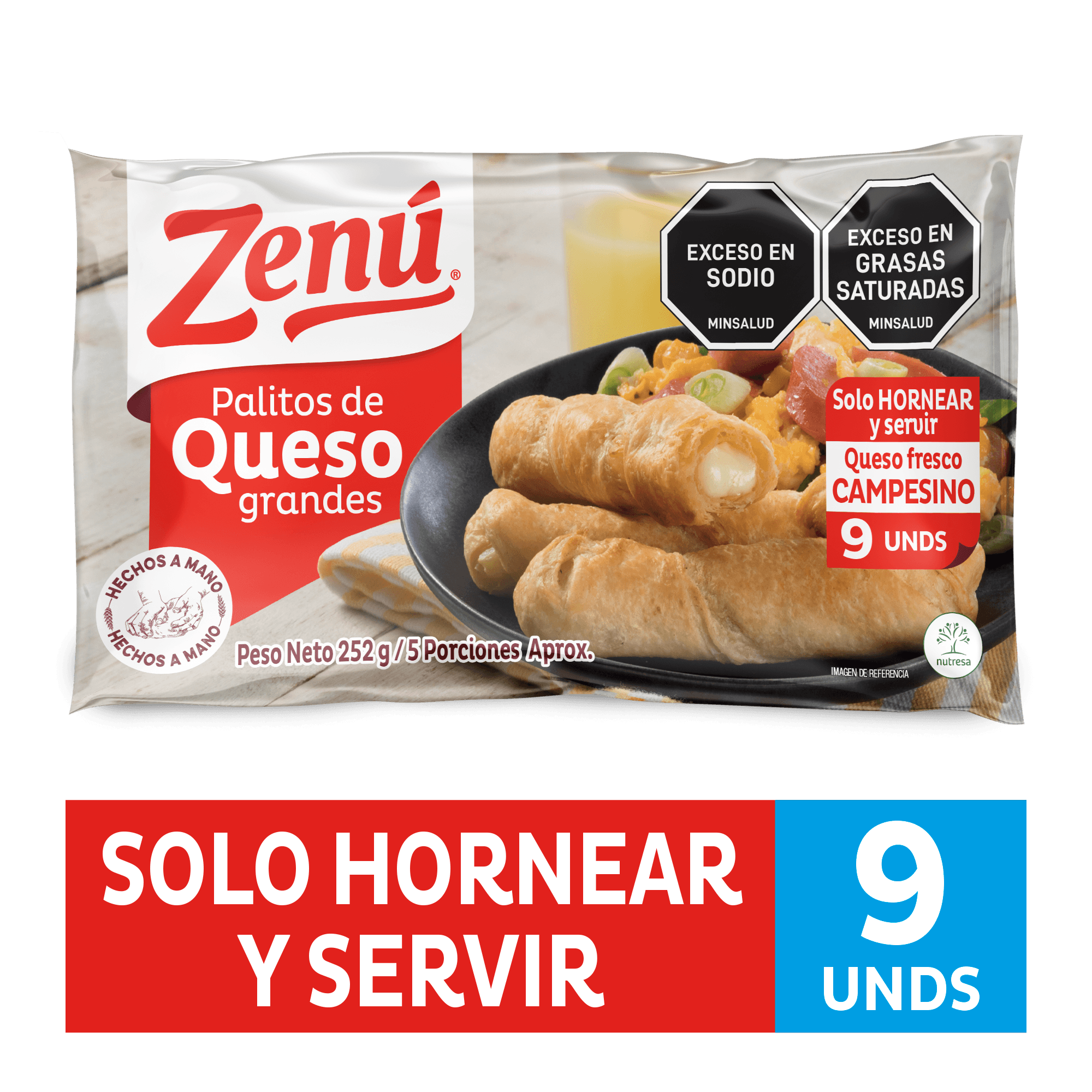PALITO DE QUESO ZENU *252 GR