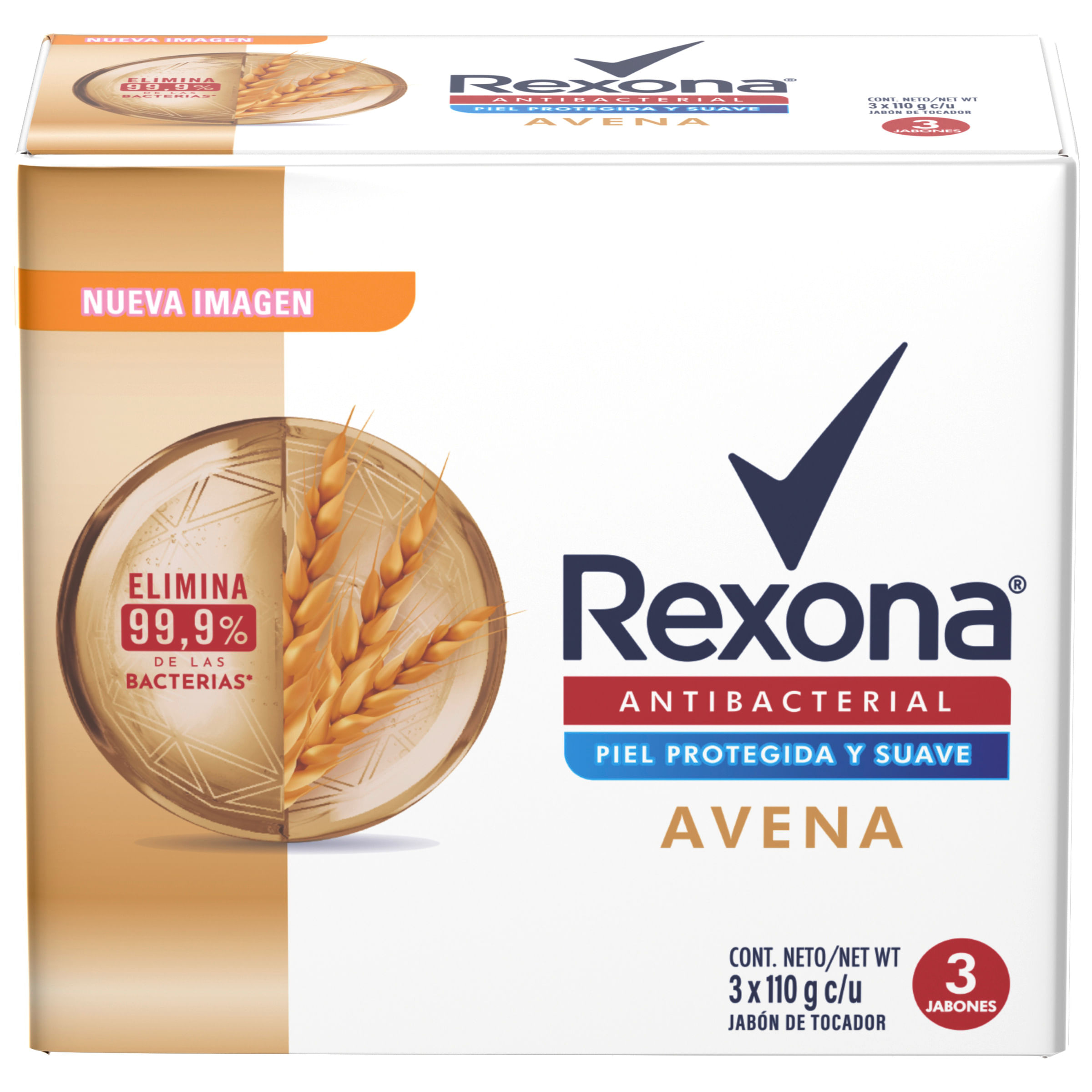 REXONA JAB ANTIB AVENA X3 *110GR
