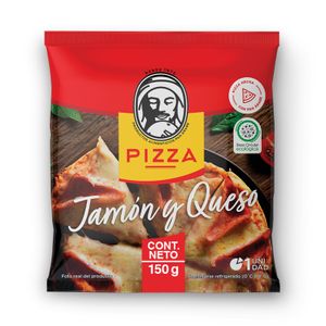 Pizza Pan Arabe Jamon Y Queso *150 gr