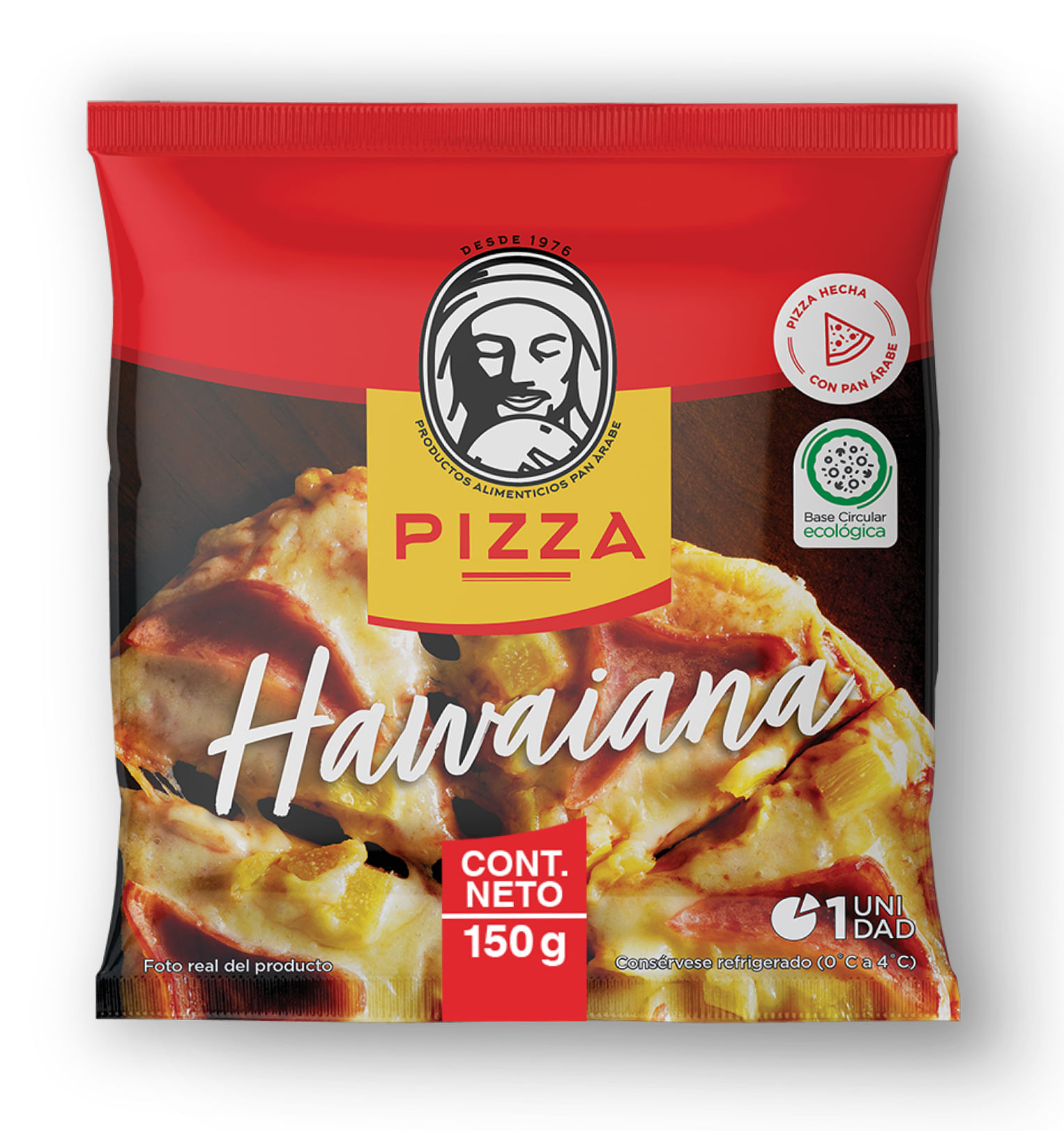 PIZZA PAN ARABE HAWAIANA *150GR