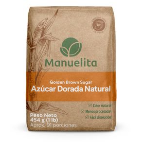 AZUCAR DORADA NATURAL MANUELITA *454GR