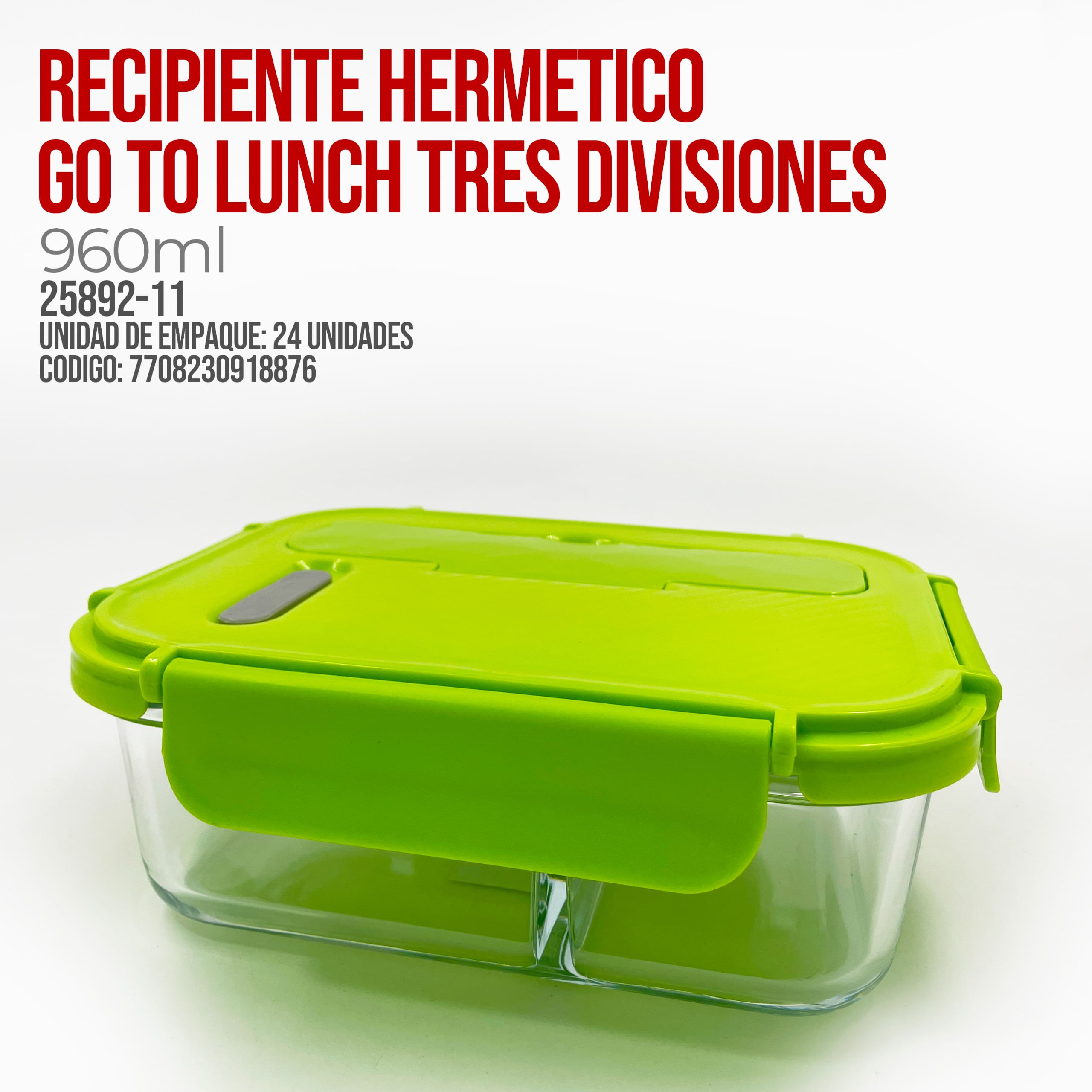 RECIPIENTE HERMETIC GO TO LUNCH 25892-11