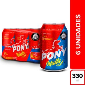 PONY MALTA LATA X6 *330ML