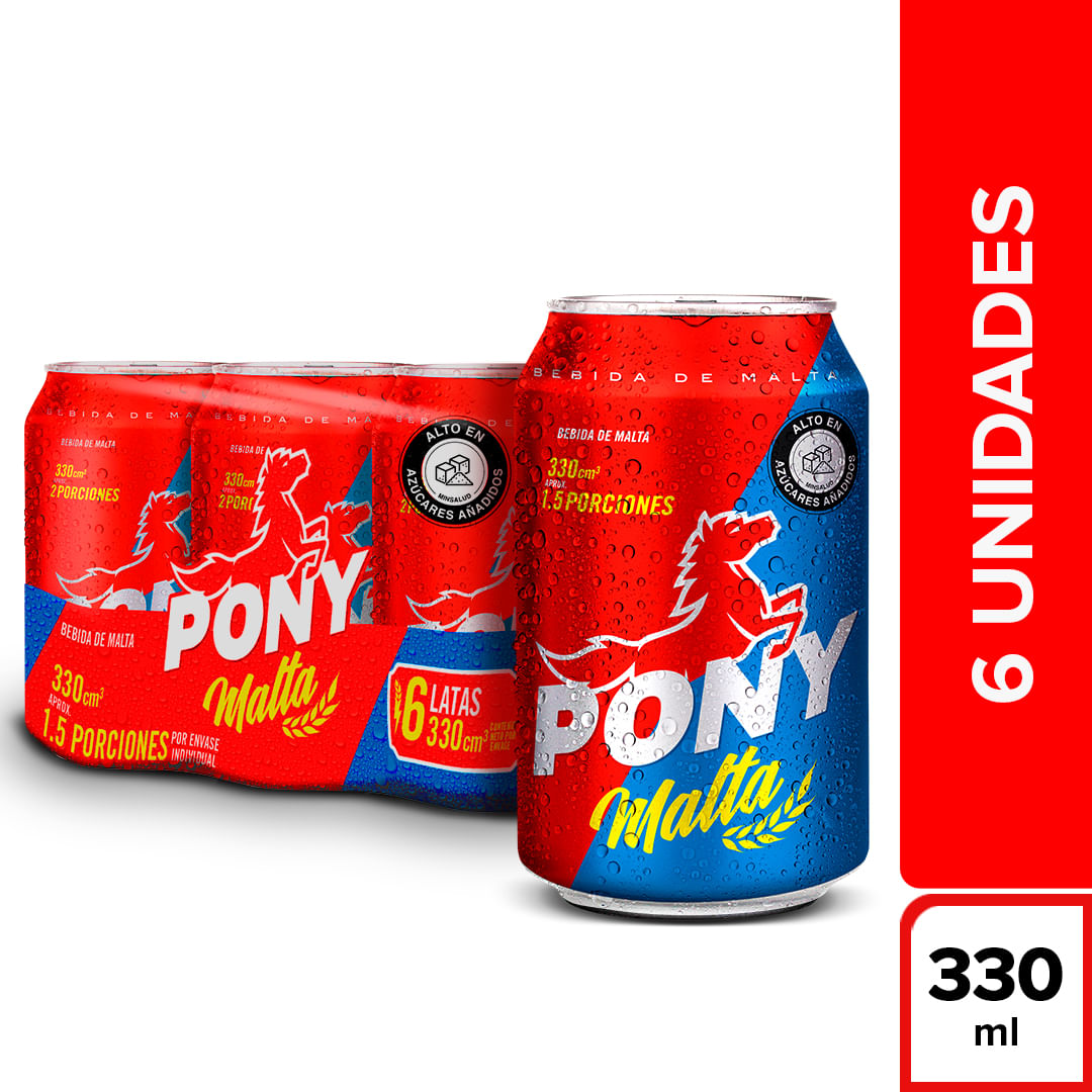 PONY MALTA LATA X6 *330ML
