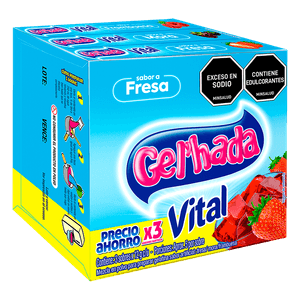 Gelatina Gelhada Vital X3 *36 gr