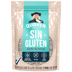 QUAKER AVENA HOJUELA SIN GLUTEN *400GR