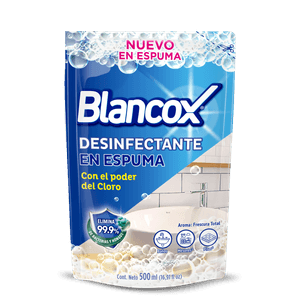 Repuesto desinfectante BLANCOX en espuma x500 ml