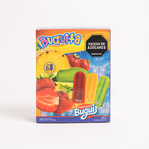 Paletas Fruta Buguita En Agua X6 *420 gr