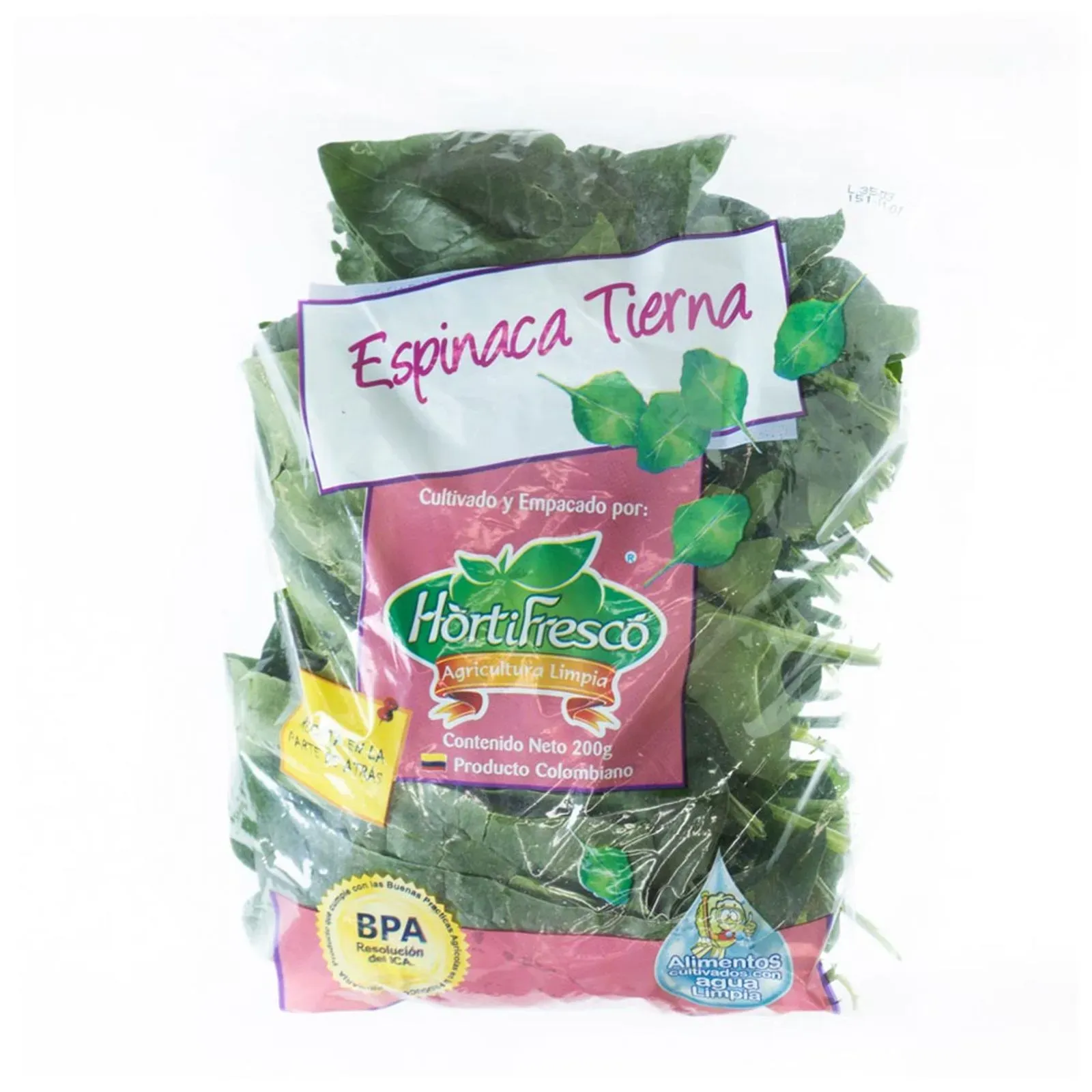 ESPINACA TIERNA x 200 GR