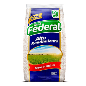 ARROZ ALTO RENDIMIENTO FEDERAL x 2500 GR