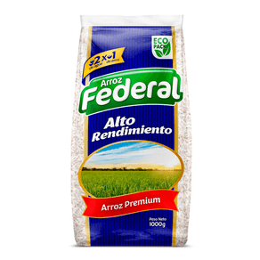 ARROZ FEDERAL PRM ALT RENDIMIENTO*1000G