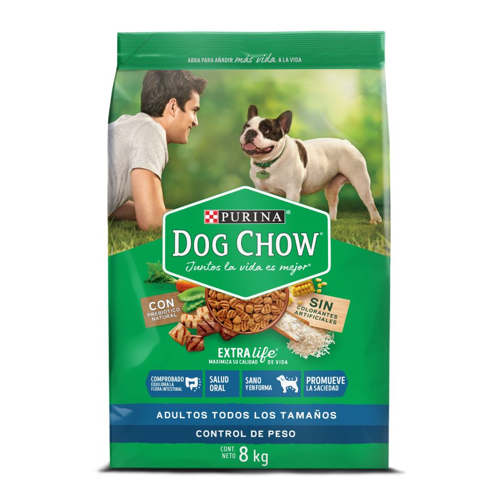 DOG CHOW ADULTOS CONTROL DE PESO  x 8 KG