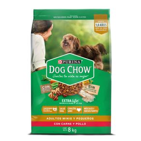 DOG CHOW ADULTOS MINIS Y PEQUEÑOS x 8KG