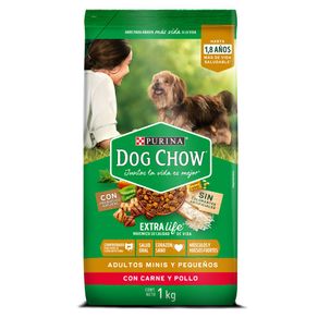DOG CHOW ADULTOS MINIS Y PEQUEÑOS x 1KG