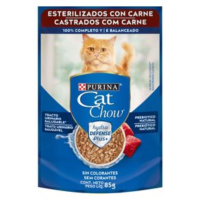 ALIMENTO HUMEDO CARNE CAT CHOW*85GR