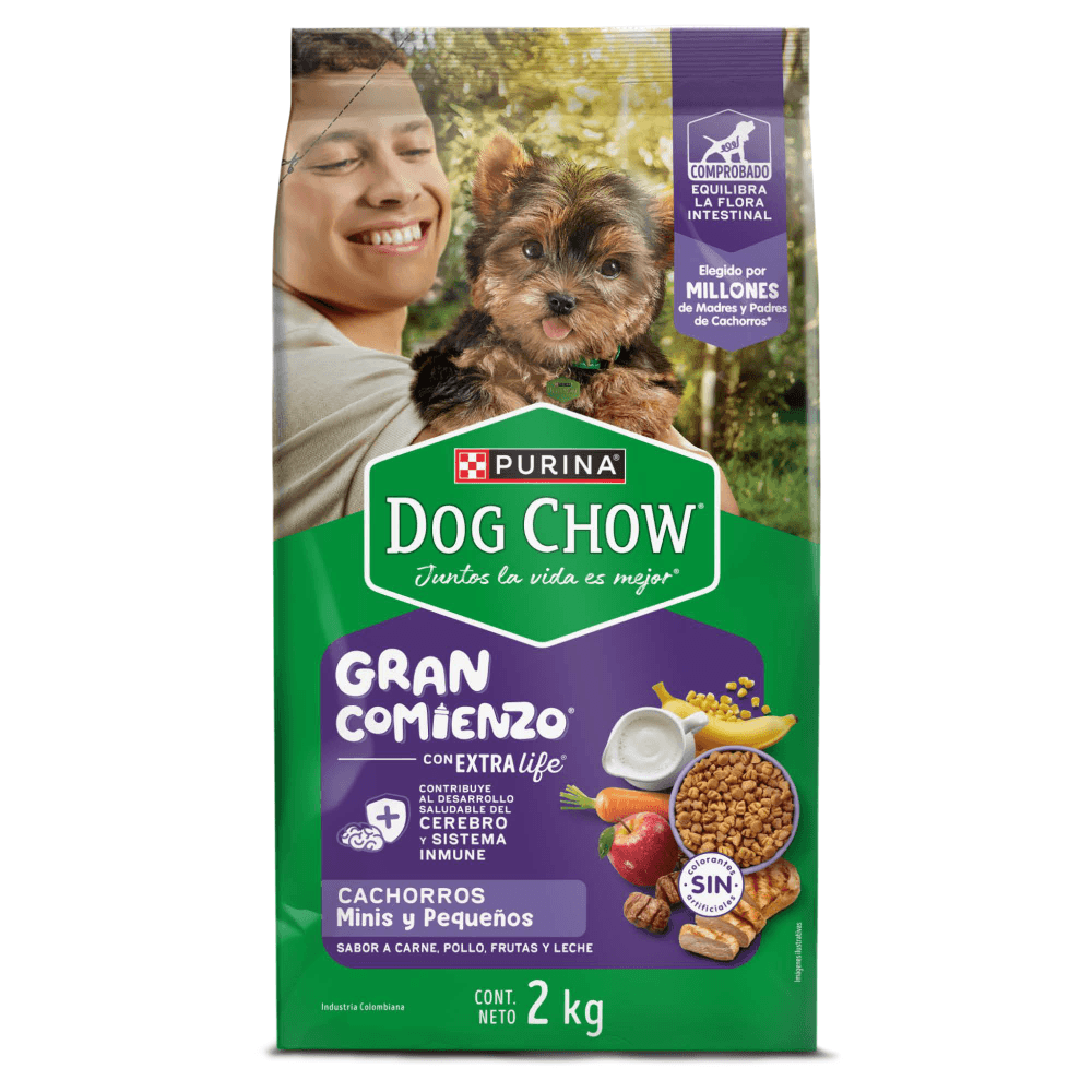DOG CHOW CACHORROS MINIS Y PEQUENOS *2KL