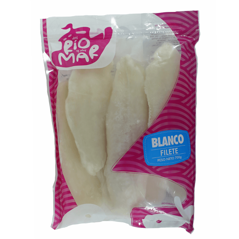 FILETE BLANCO DE PESCADO 700gr DEL RIO