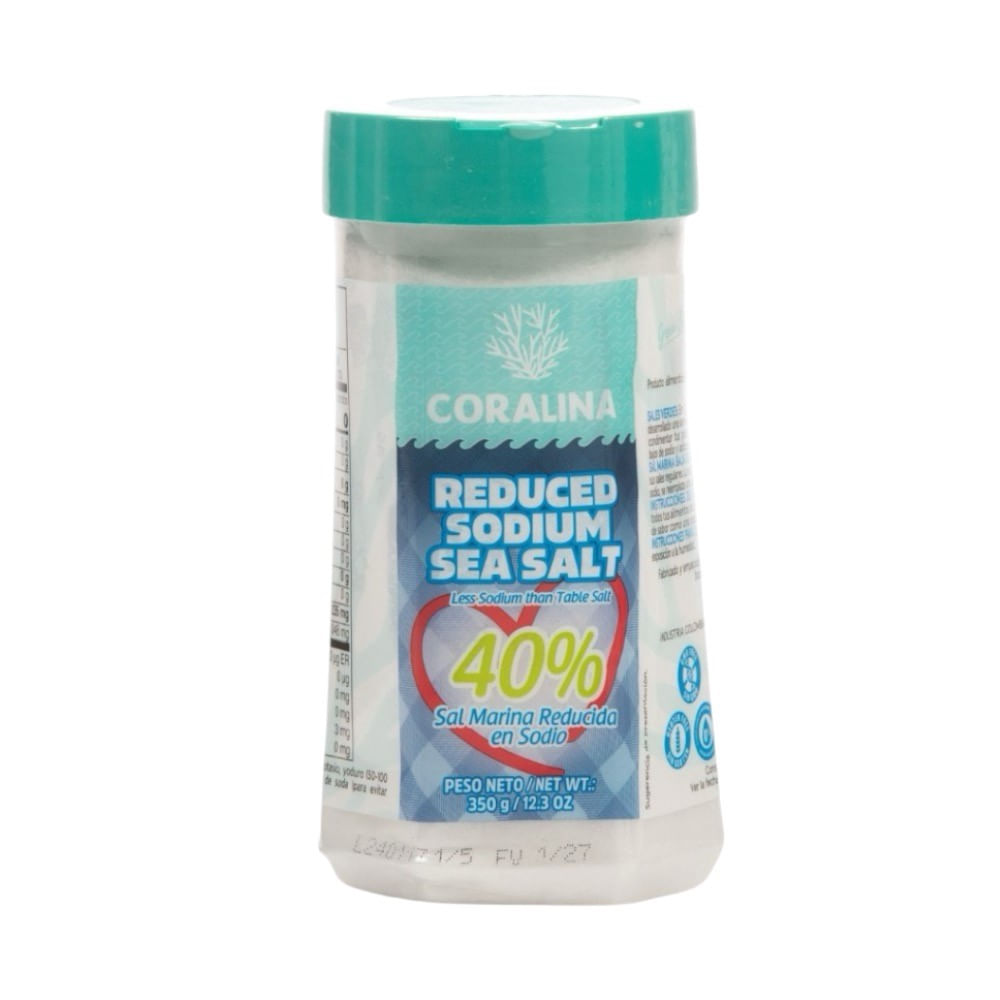 SAL MARINA BAJA EN SODIO CORALINA *350GR