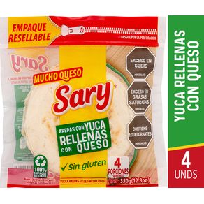 AREPA DE YUCA QUESO SARY x 350GR