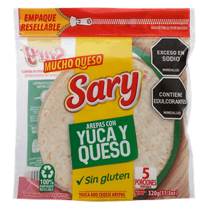 AREPA DE YUCA QUESO SARY x 300GR
