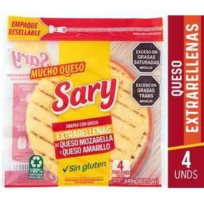 AREPA DE QUESO RELLENA x 640GR SARY