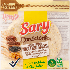 AREPA DE MAIZ CON SEMILLAS DE CHIA *5UNI