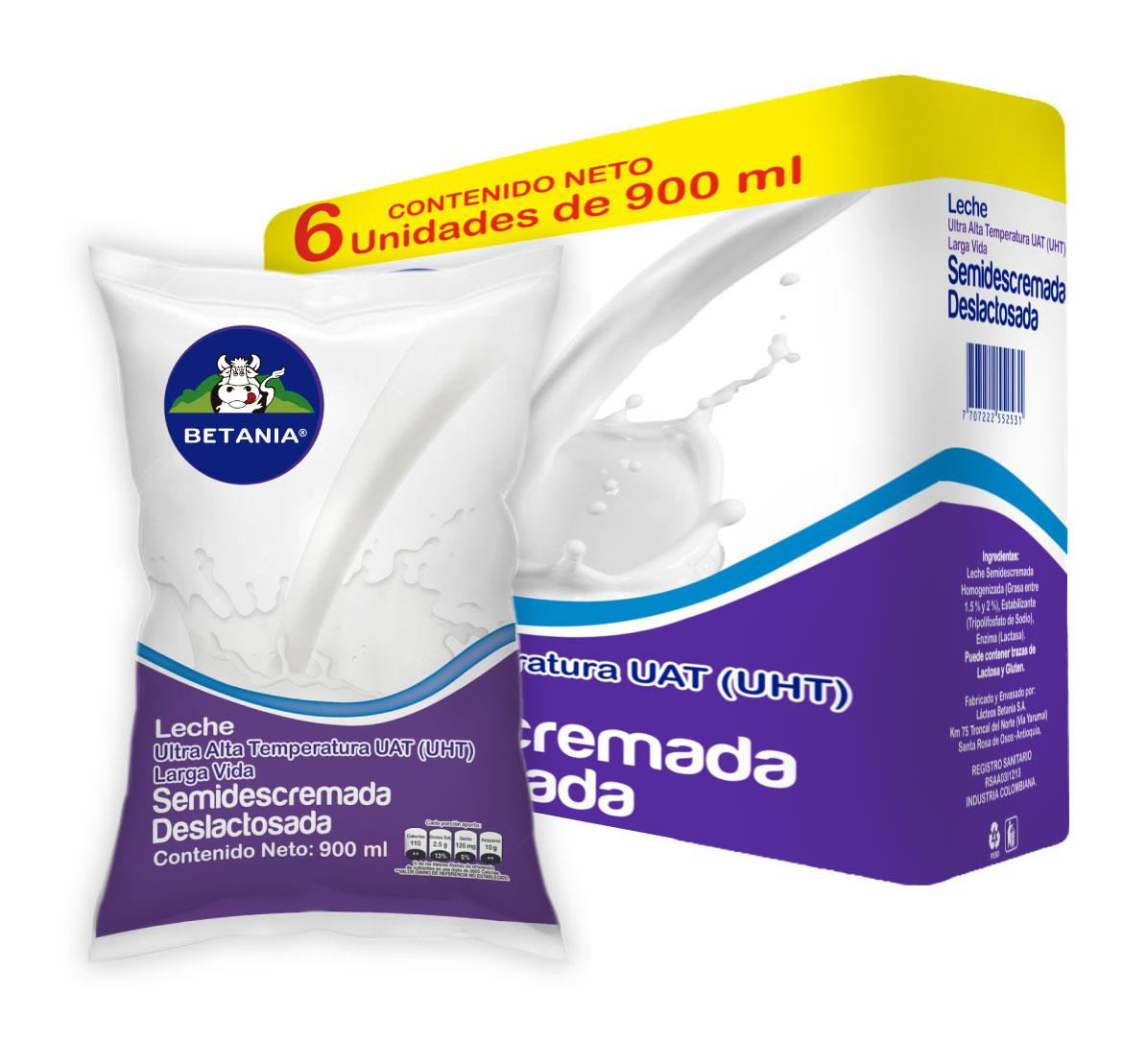 LECHE UHT DESLACT BETANIA X6 *5400ML