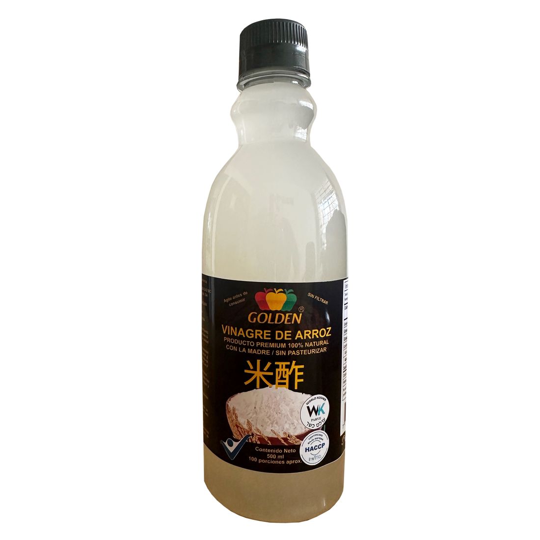 VINAGRE DE ARROZ ORGANICO&nbsp;GOLDEN*500ML