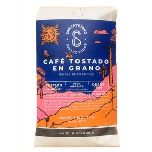 Cafe Tostado En Grano San Cayetano*340 gr