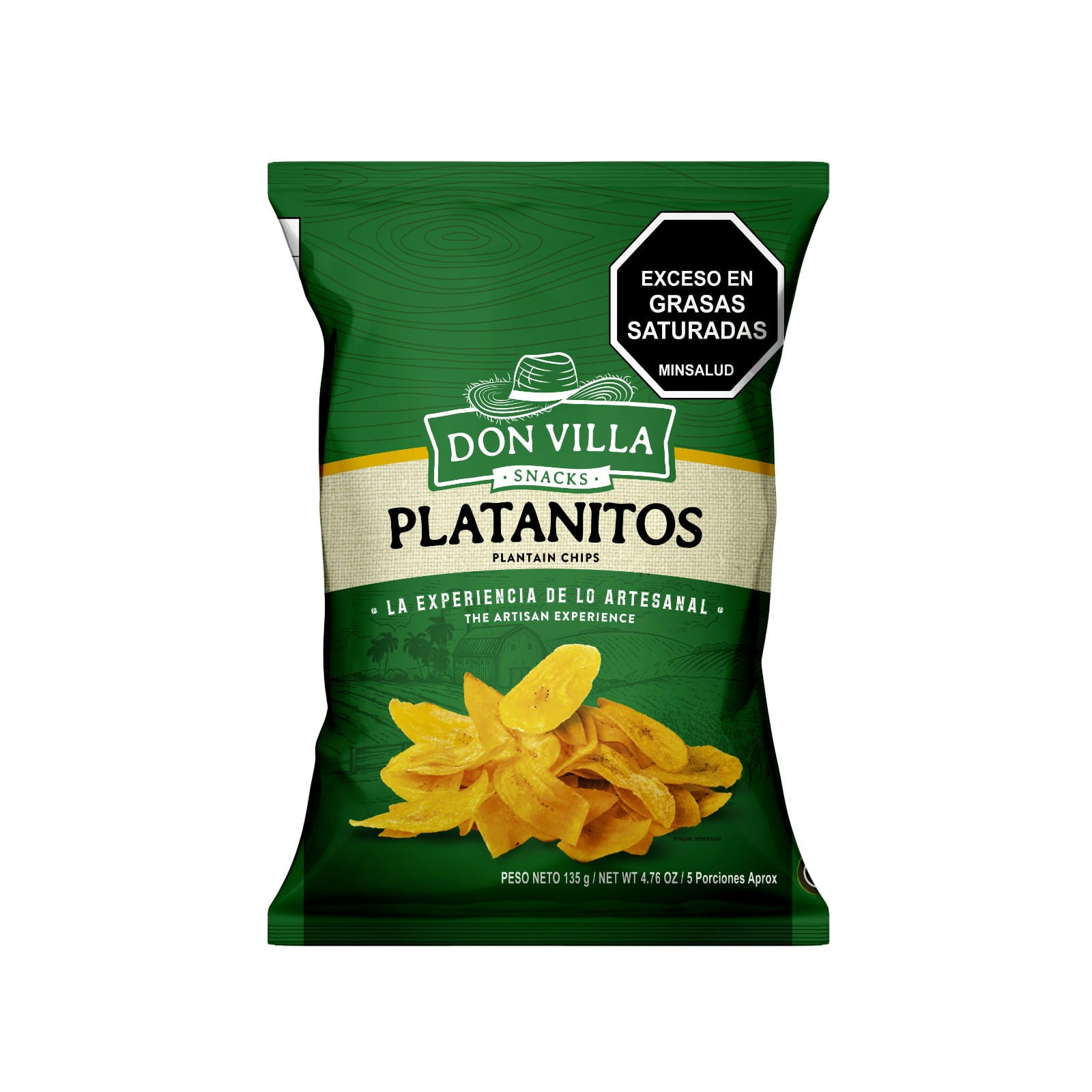PLATANITOS VERDES DON VILLA *135GR
