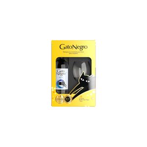 Vino Gato Negro Merlot *750 ml+Gts Vaso