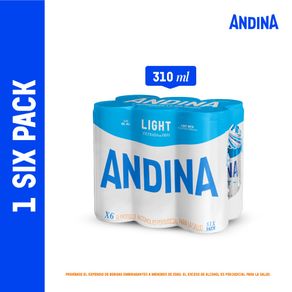 ANDINA LIGHT SIXPACK LATA *1860ML