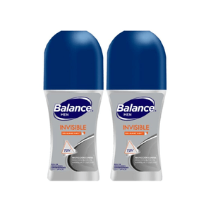 DEOS ROLLON INVISB HOMBRE BALANCE 2X50ML