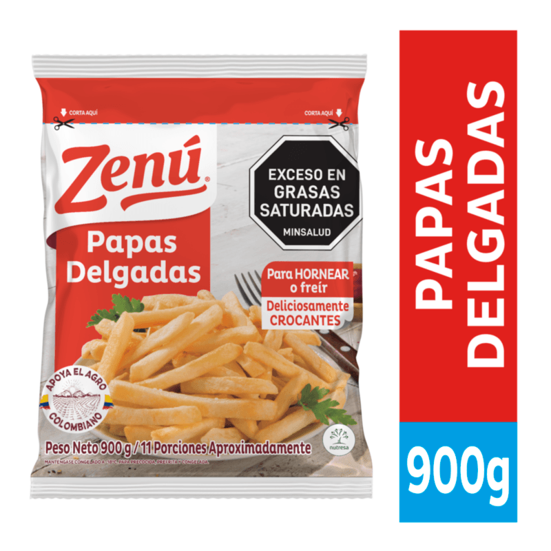 PAPAS DELGADAS ZENU  x 900GR