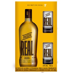 AGUA ANT REAL AMA S/A 24 *750ML+GTS 2COP