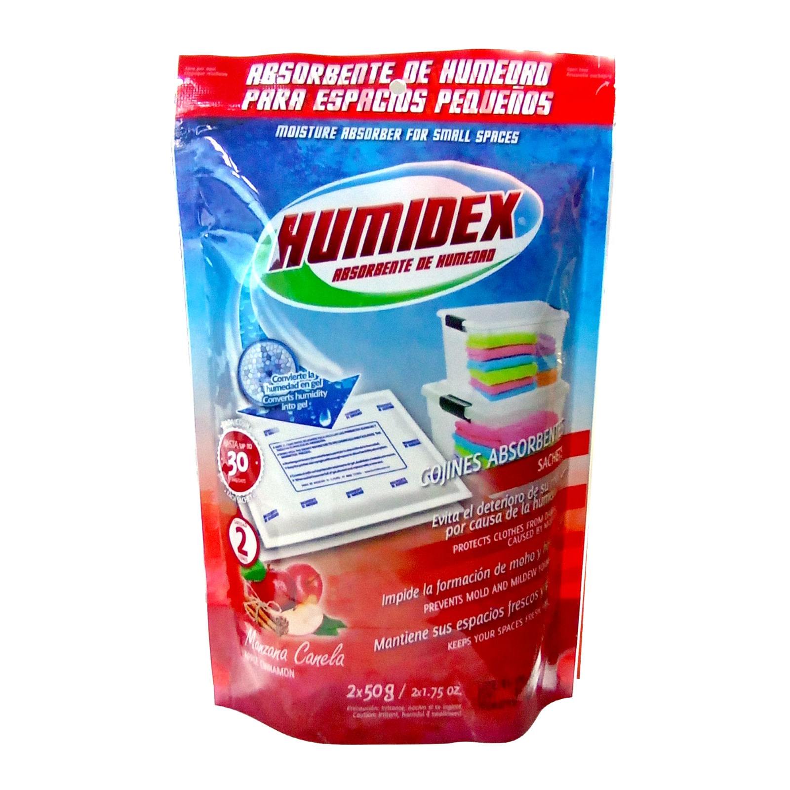 ABSORBENTE HUMEDAD HUMIDEX COJIN *100GR