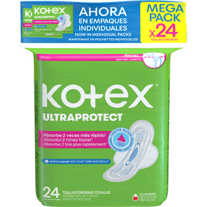 Toalla Kotex Ultra Protect 24 Und