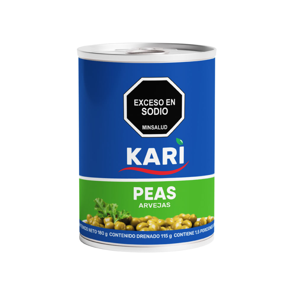 ARVEJAS LATA KARI*180GR
