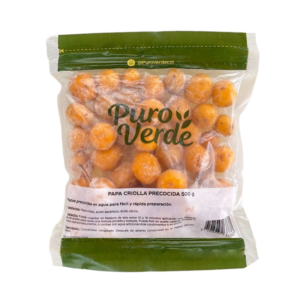 PAPA CRIOLLA PRECOCIDA PURO VERDE *500GR