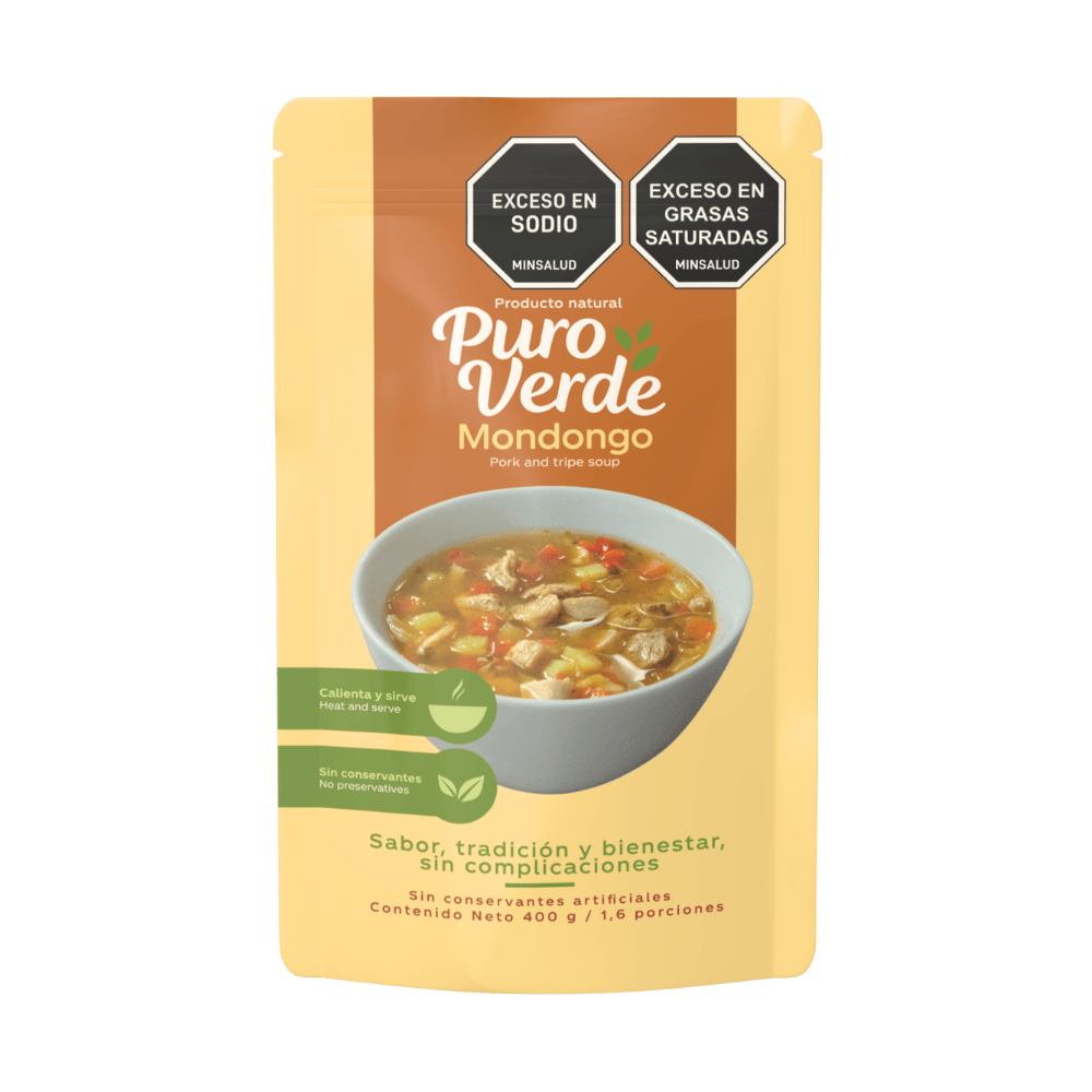SOPA MONDONGO PURO VERDE*400 GR
