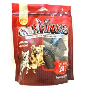 Cabanos Sabor Cerdo Para Mascotas *150 gr