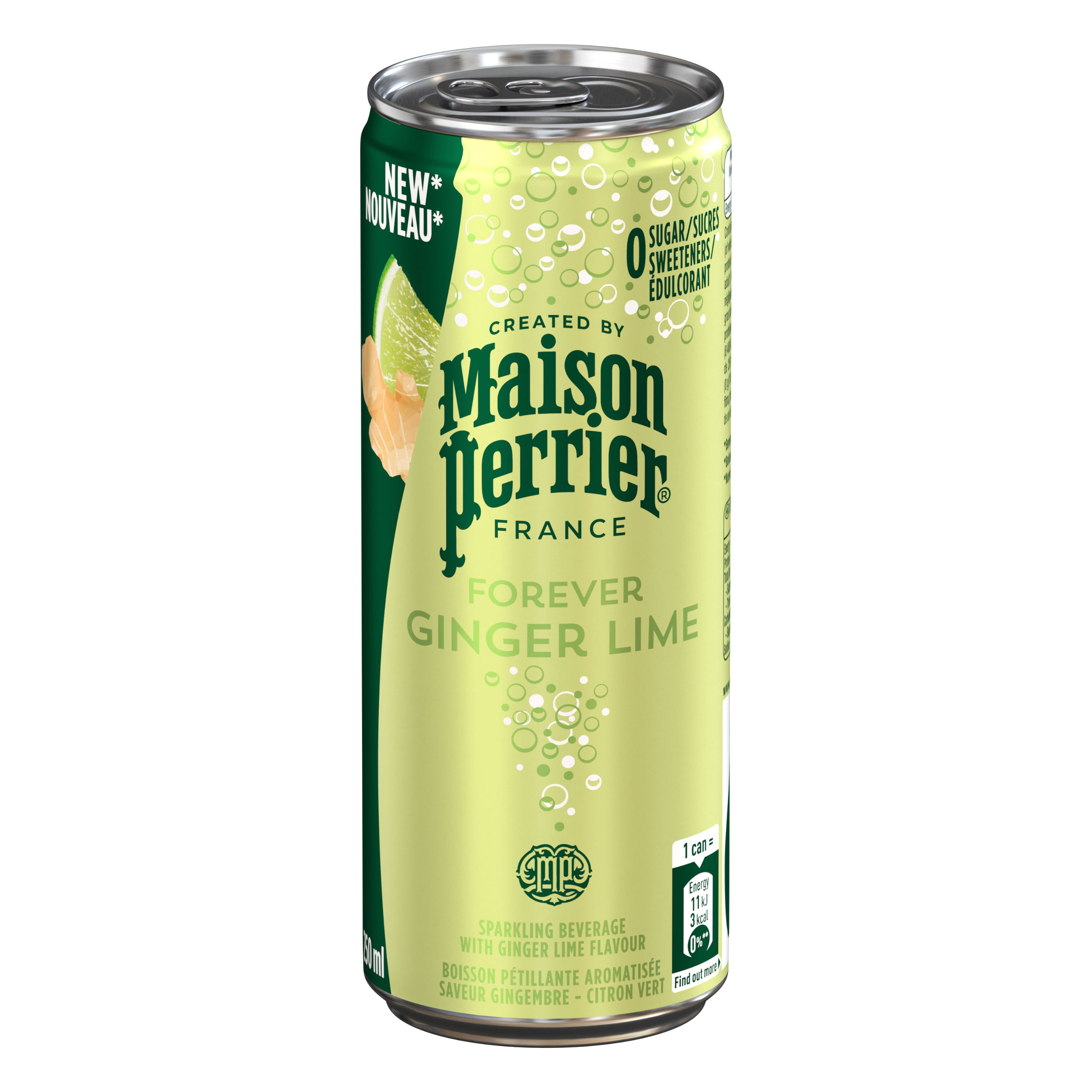 AGUA PERRIER FOREVER JENGIBR LIMA *250ML