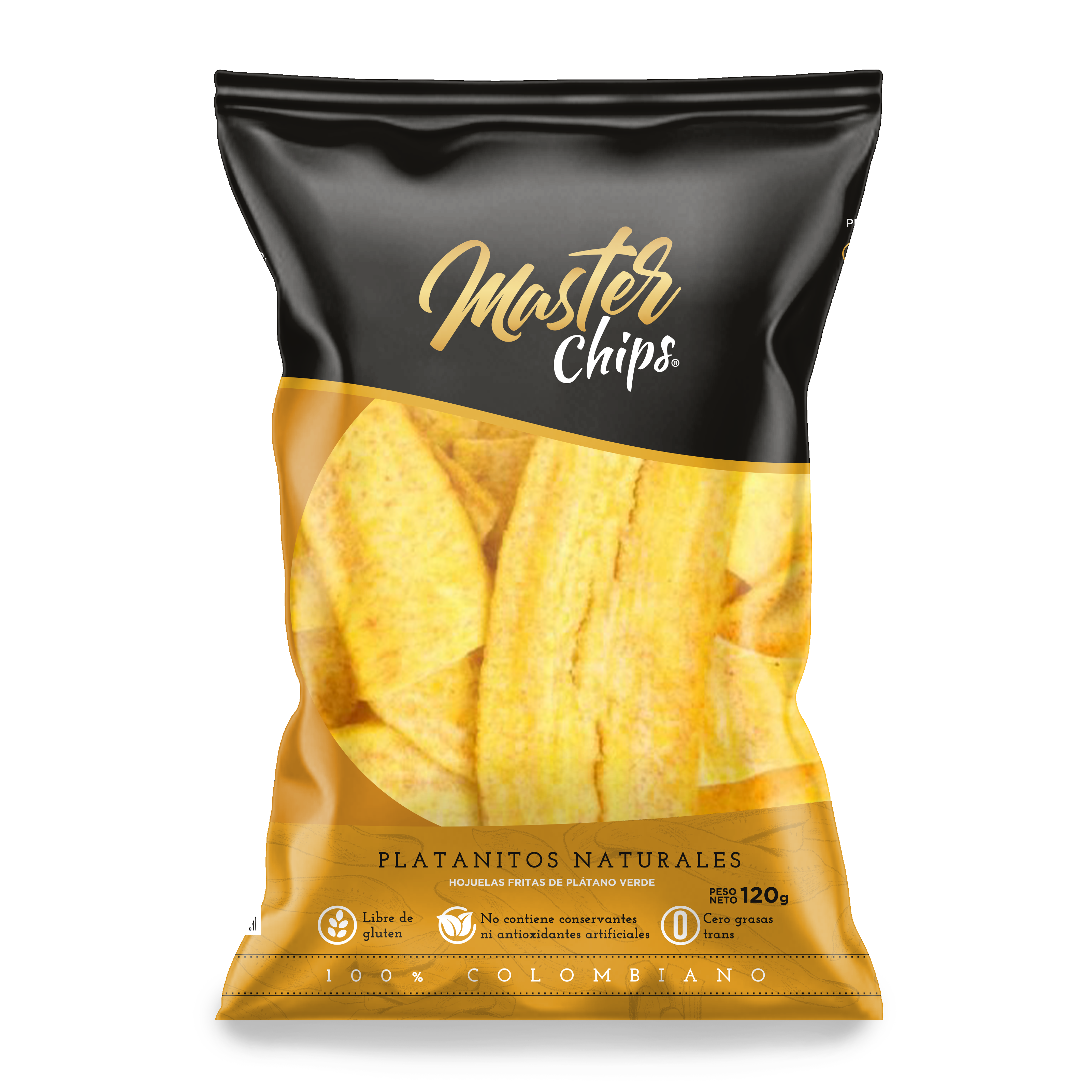 PLATANITO MASTER CHIPS  NATURAL  x 130GR