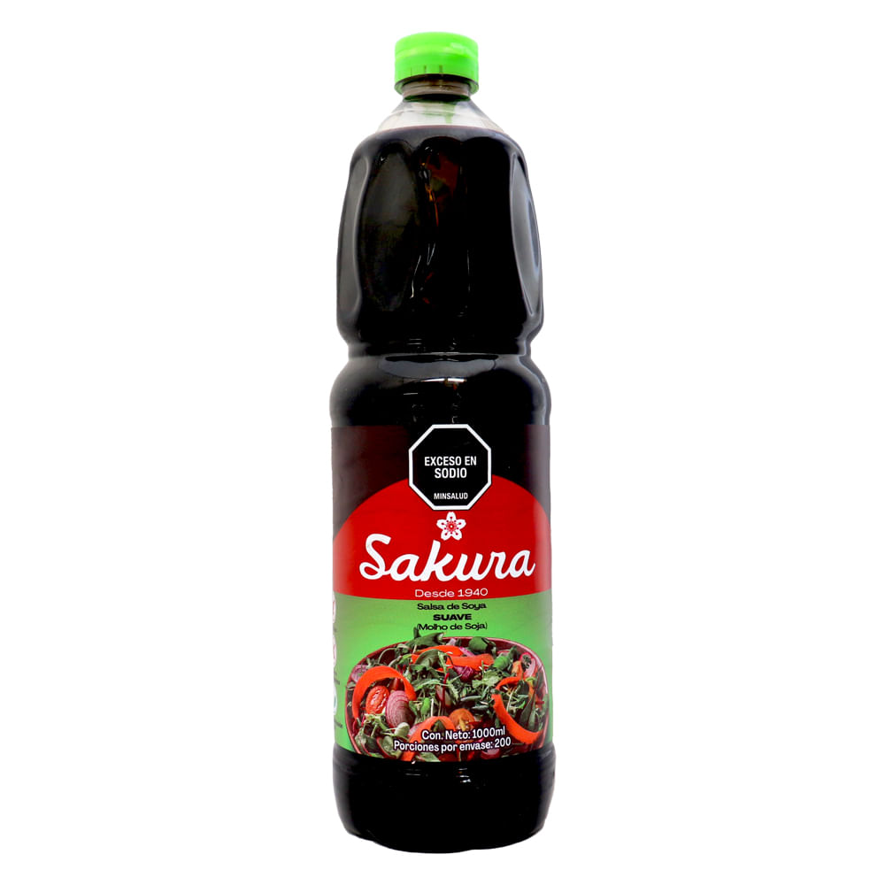 SALSA SOYA SAKURA BAJA EN SODIO *1000ML