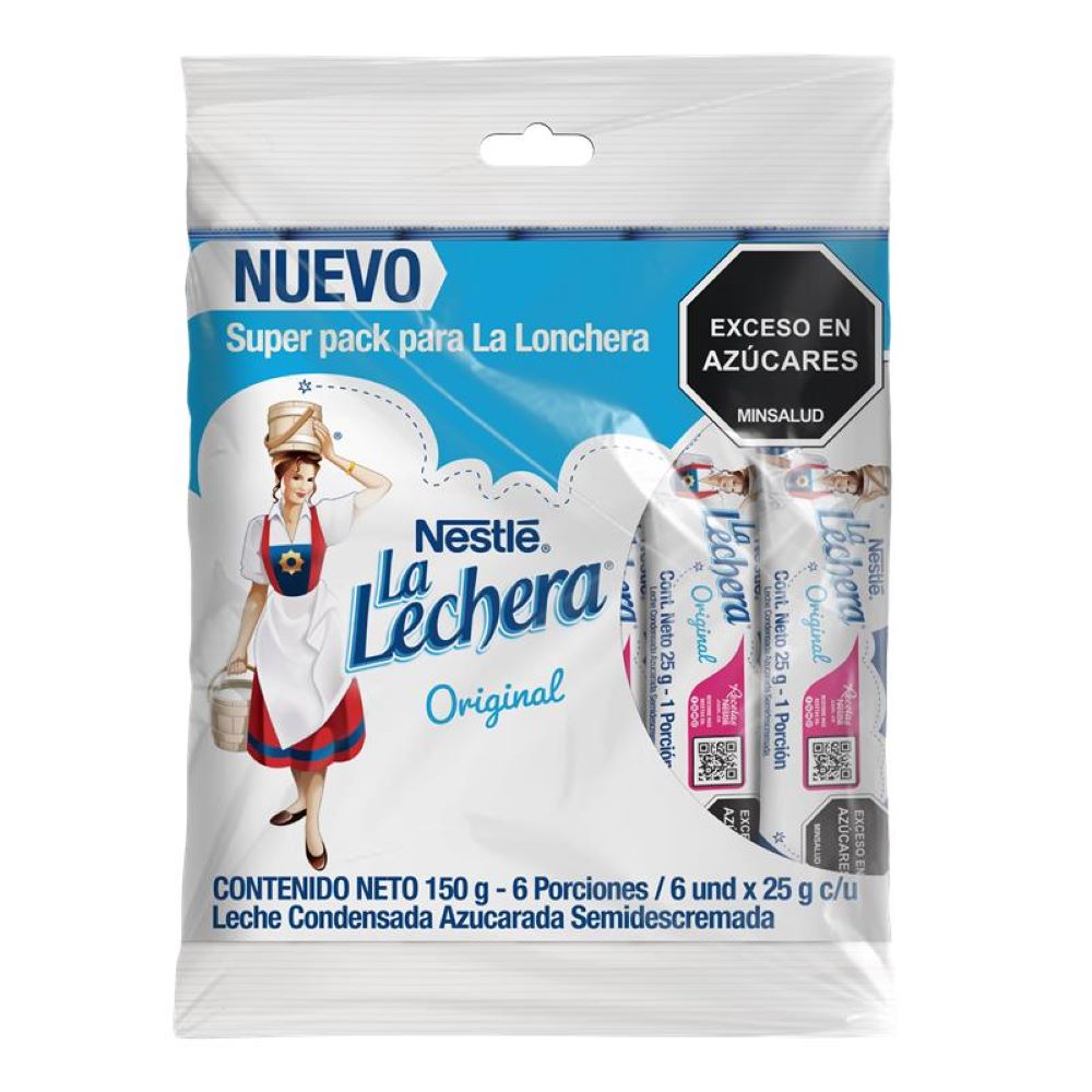 LA LECHERA LECHE CONDENS BOLSA X6 *150GR