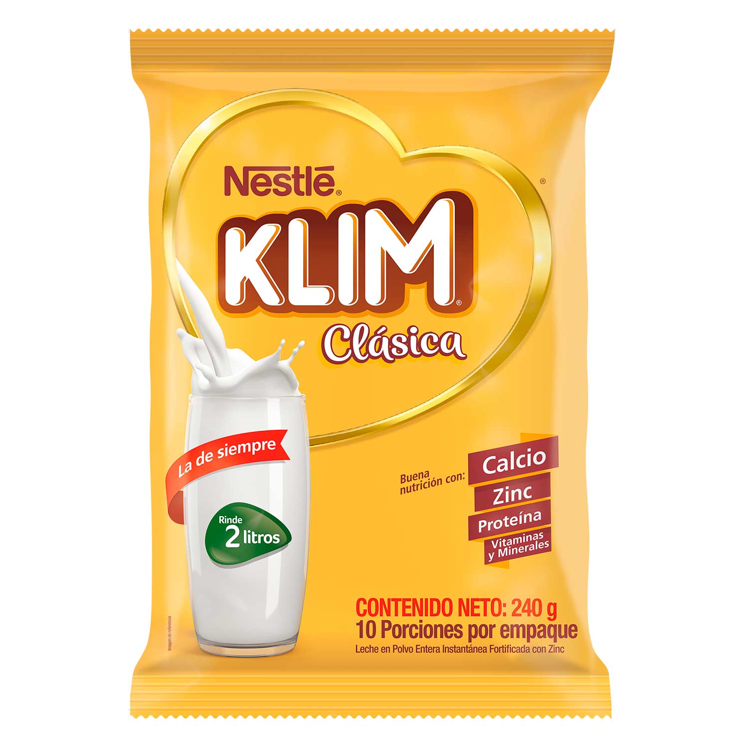 LECHE EN POLVO KLIM CLASICA BOLSA *240GR