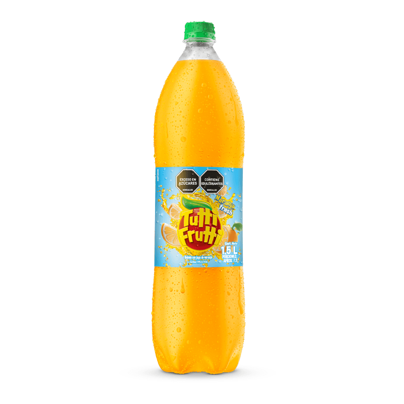 BEBIDA TUTTI FRUTTI NARANJA PET *1.5LT