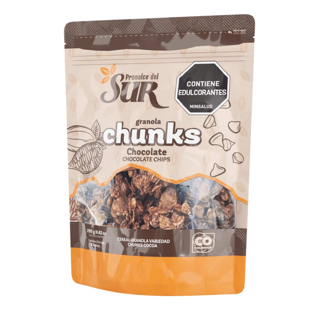 CEREAL GRANOLA CHUNKS CHOCOLATE *250GR